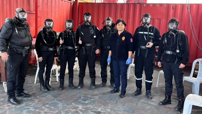 Tuzla Kent Konseyi’ne gönüllü itfaiyecilik eğitimi